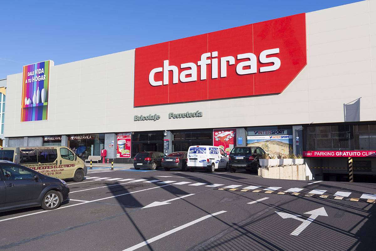 Una de las tiendas de Las Chafiras