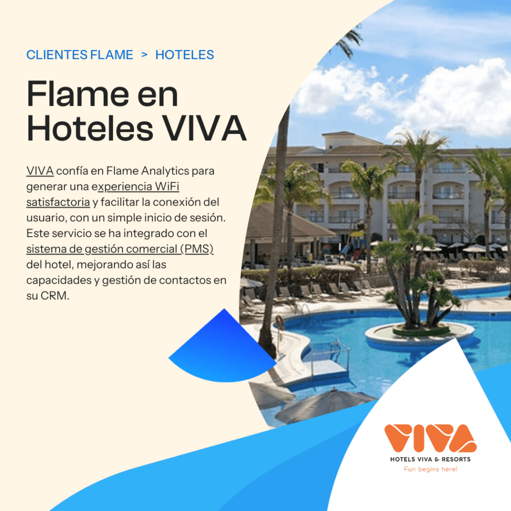Hotels VIVA, clientes Flame