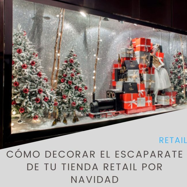 Cómo decorar el escaparate de tu tienda retail por navidad