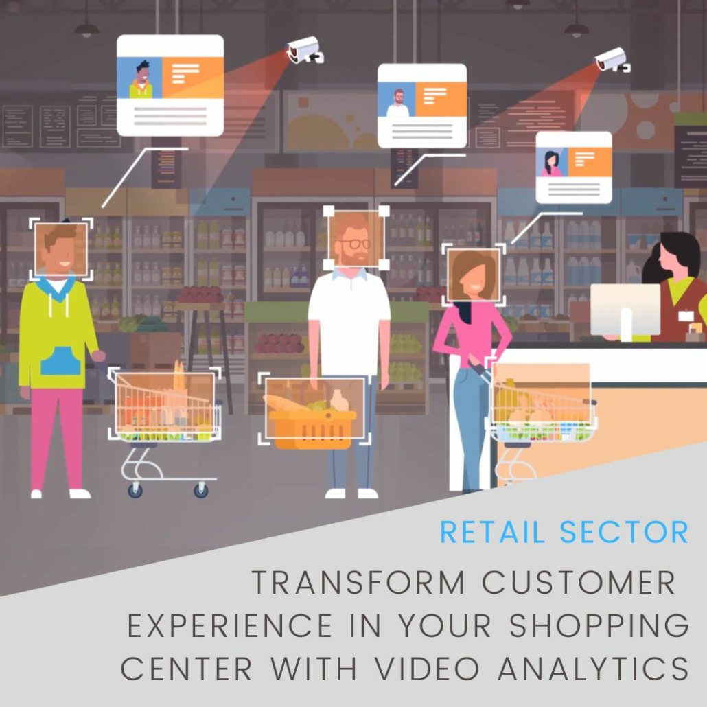 Video analytics for shopping centers