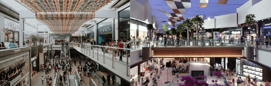Shopping centers from CARMILA property