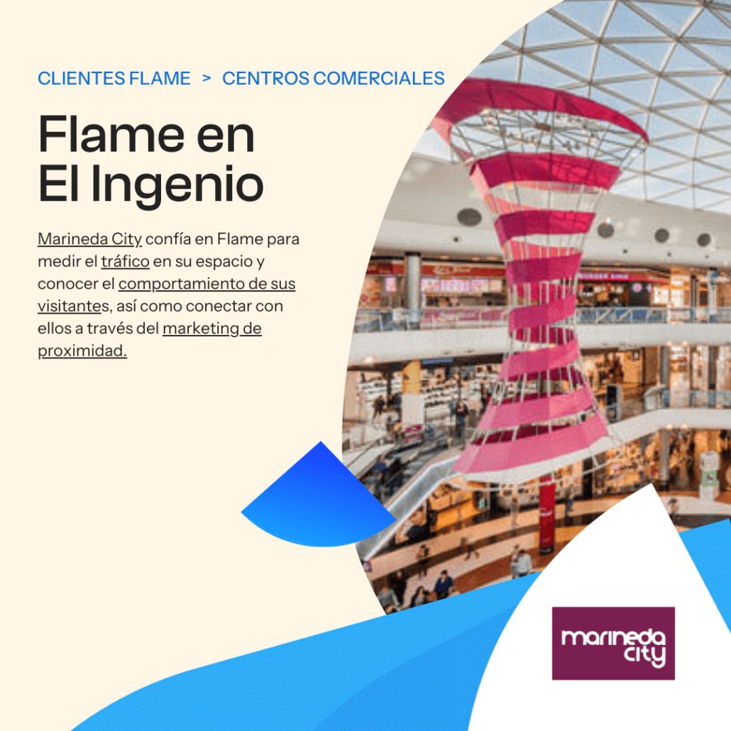 Centro comercial marineda city cliente flame