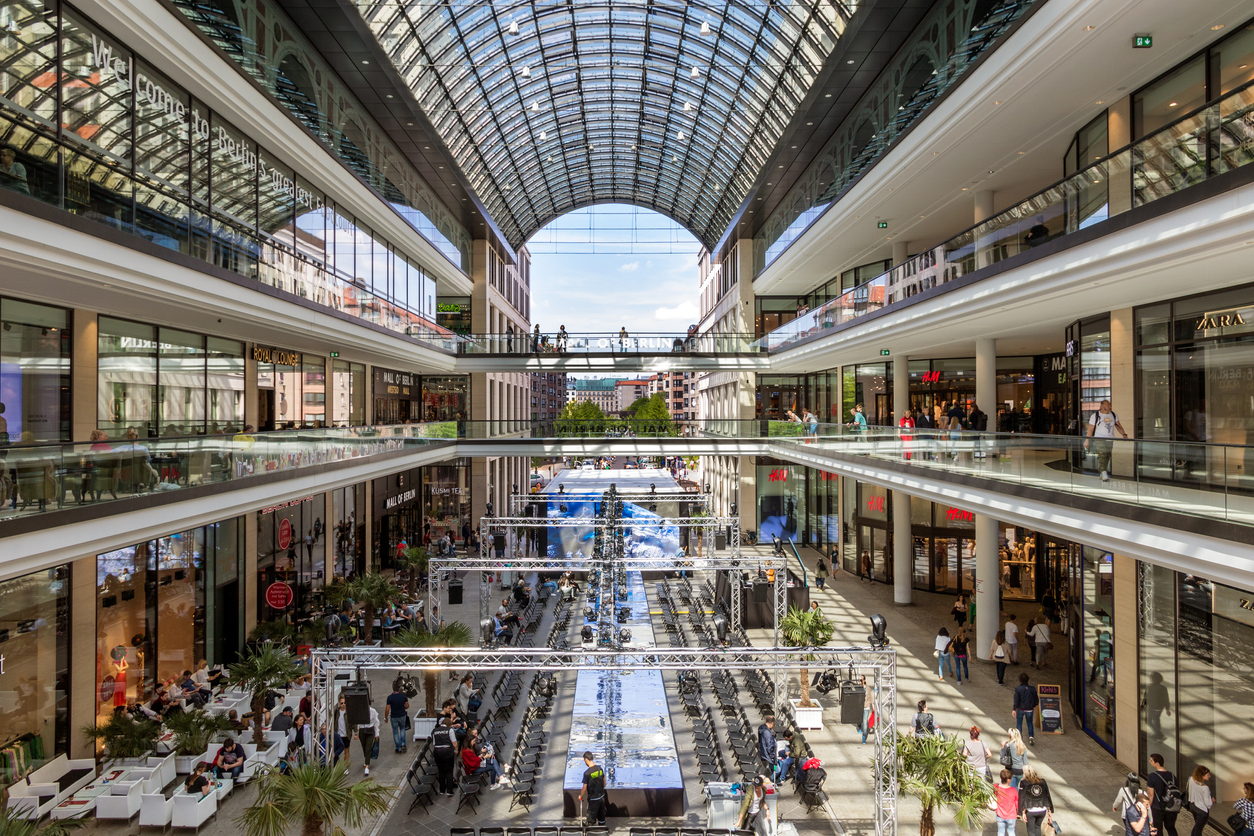 Mapas de calor en centro comercial