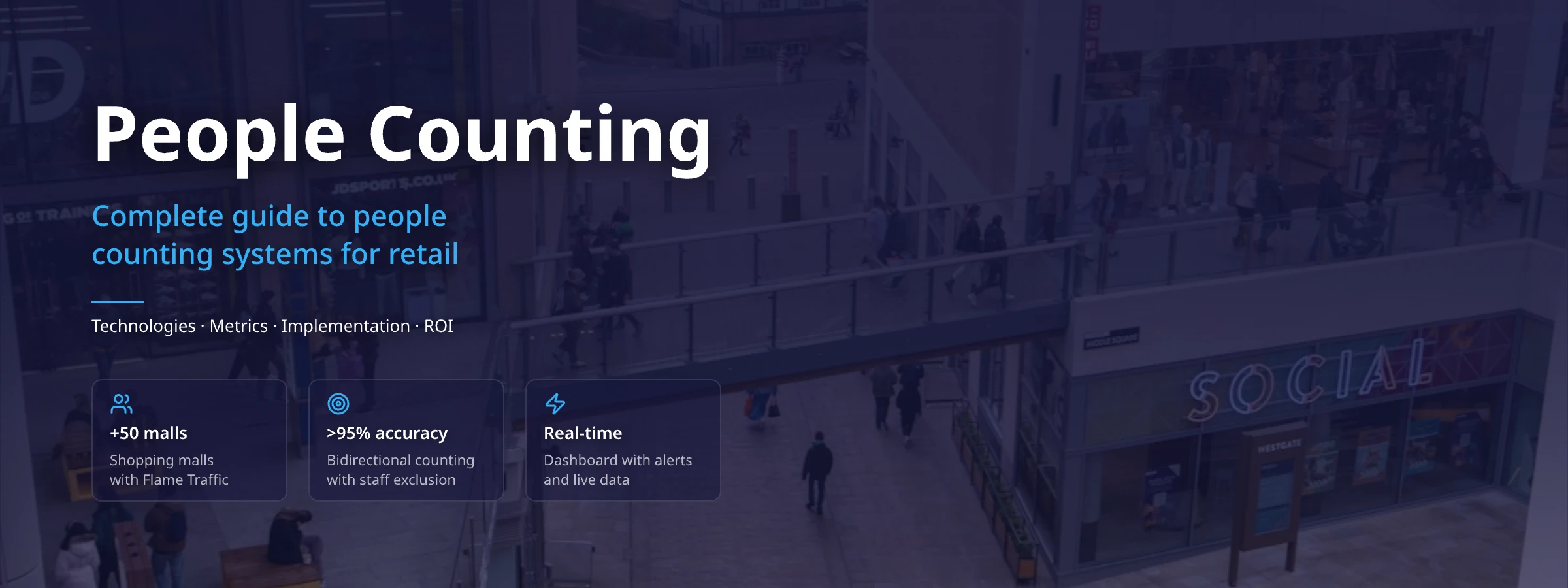 People Counting Systems for Retail: Complete Buyer's Guide to sensors, software and analytics - Flame Analytics