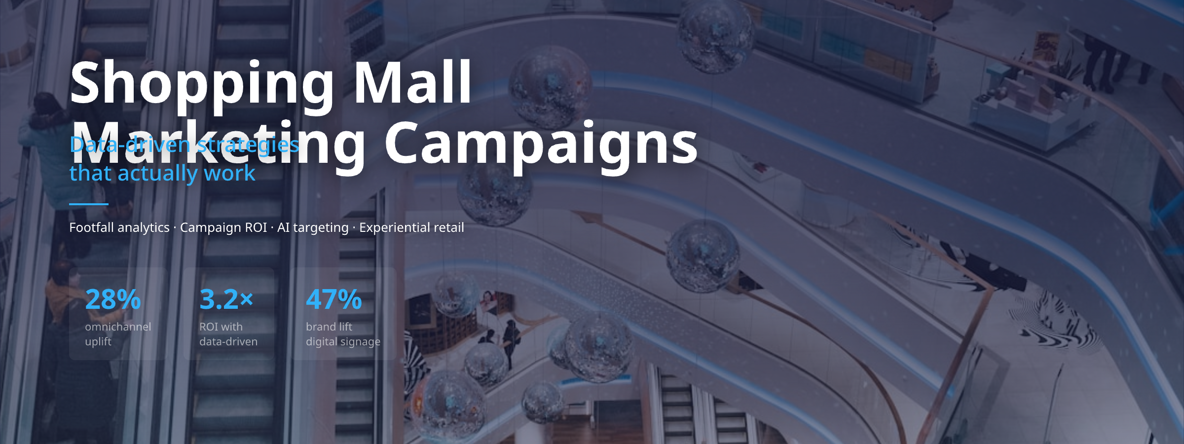 Shopping Mall Marketing Campaigns: Data-Driven Strategies That Work (2026) shopping mall marketing campaigns data-driven footfall analytics dashboard